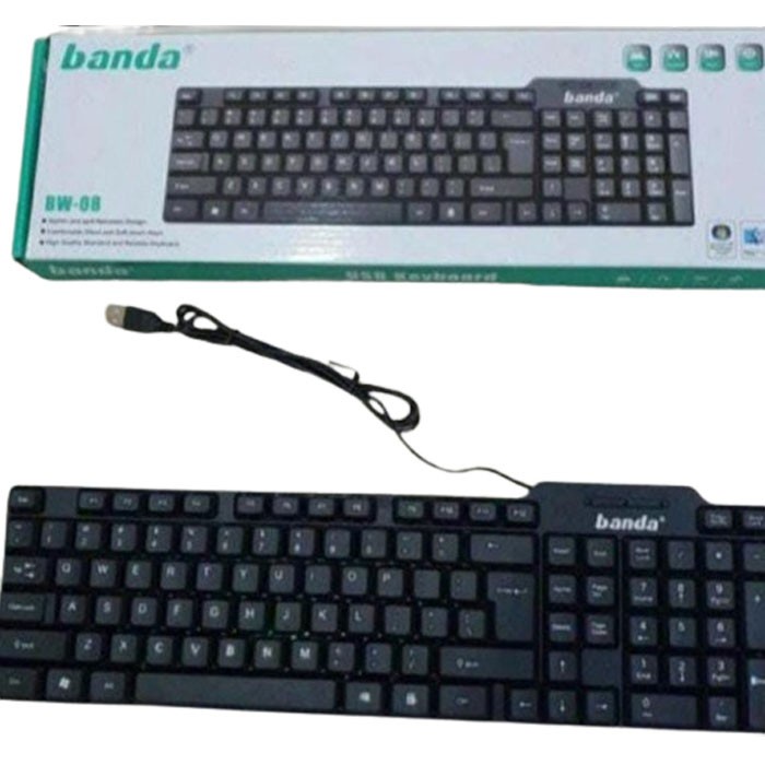 Banda Keyboard USB Standard Kabel BW-08