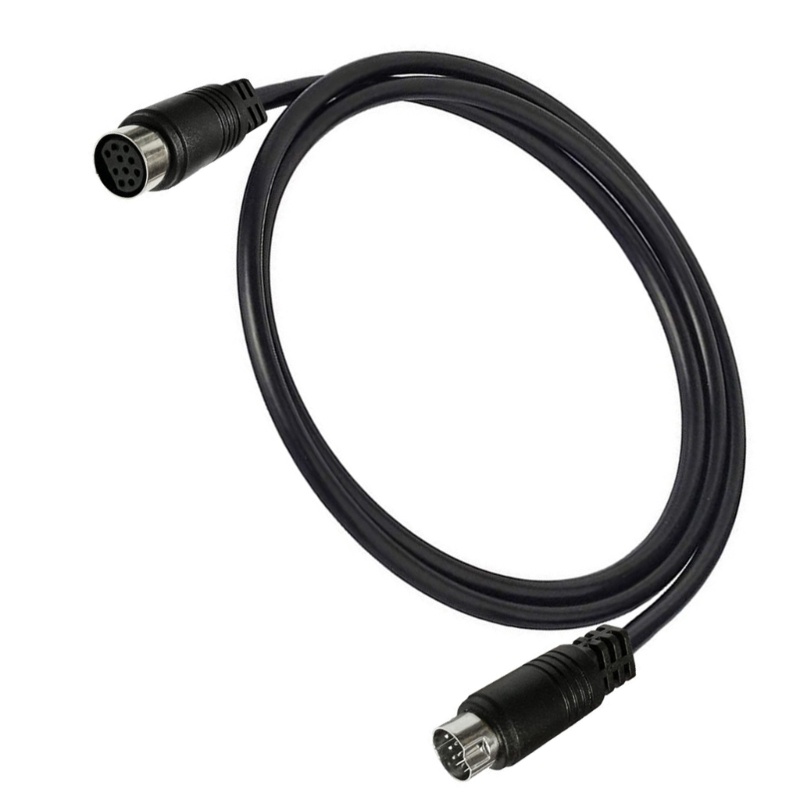 Zzz 3/1.5 /1/0.5m S-video Kabel Mini Din 10Pin Male to Female Extension Male Cable Lead Untuk Proyektor VCR DVD TV Receiver