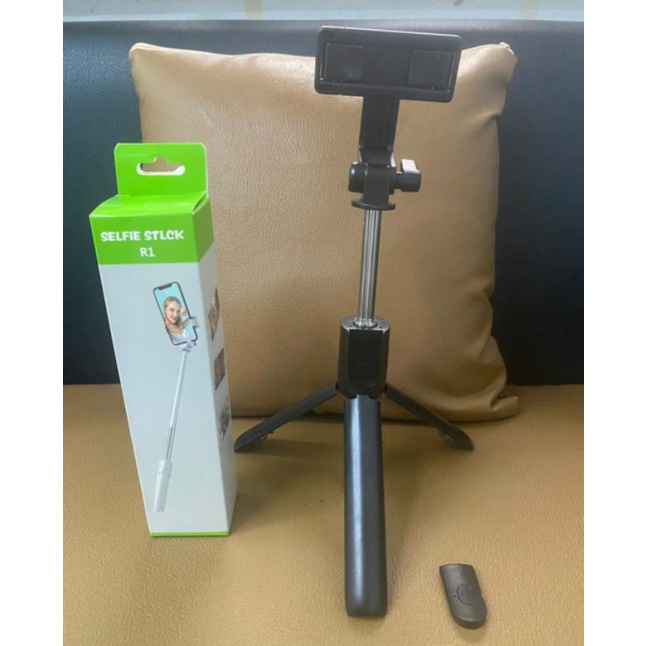 tongsis tripod selfie wireless R1 tripod tongsis remot bluetooth wireless selfie stick tripod