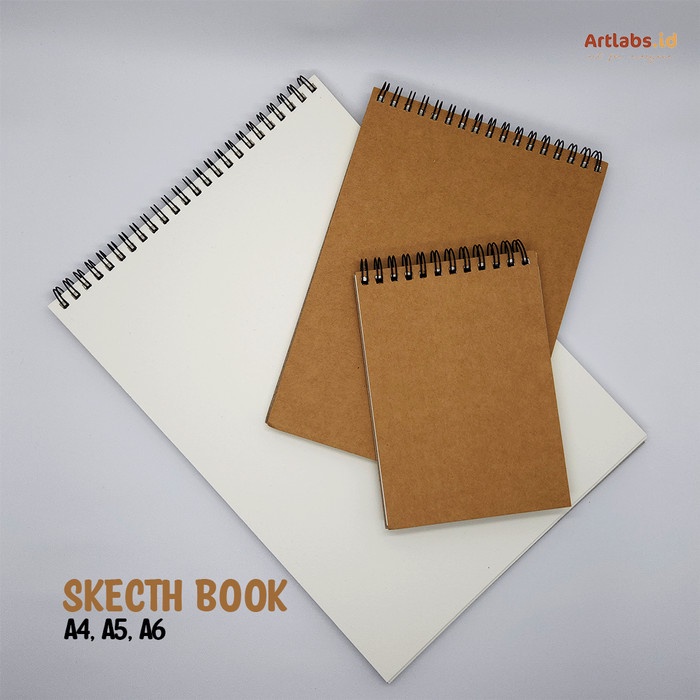 

DISKON SHOPEE/ Sketchbook Ukuran A4 / A5 / A6 - Buku Gambar Sketsa - A4