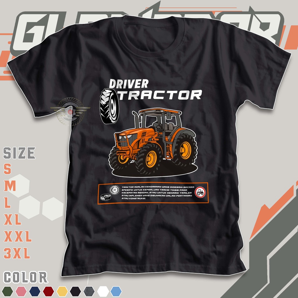 [COD] KAOS PETANI MUDA DRIVER TRACTOR | Baju Tani Pejuang Sawah Tukang Traktor | Profesi Pejuang Rupiah Bos Muda