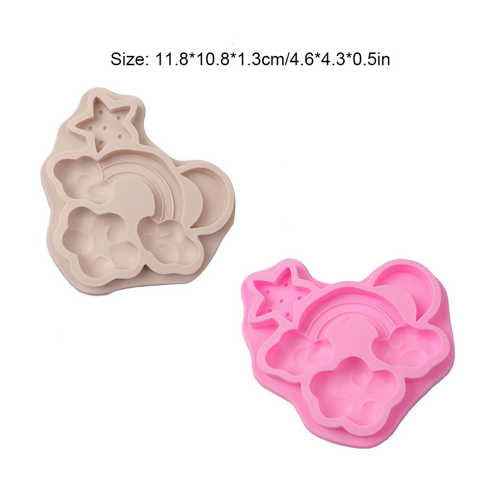 Shape Fondant Mold Portable Pengganti Lucu Anti Lengket Dapur Cetakan Coklat Molding Alat Aksesoris