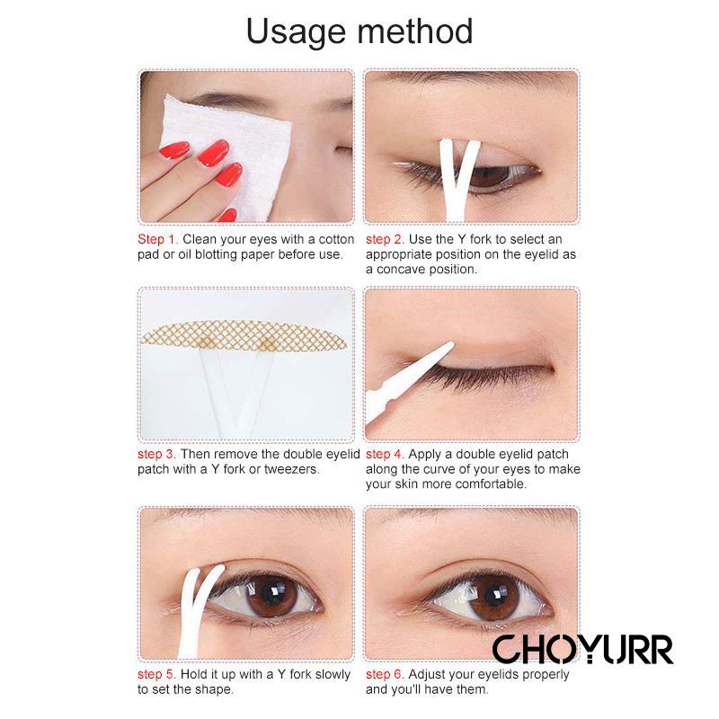 【COD】Skot Mata Double Eyelid Veil Tape Stiker / Kelopak Mata Bening Tahan Air /  Eyelid Tape Lace Eyelash / Scot Mata Jaring Selotip Lipatan Mata Scott Lace-CH