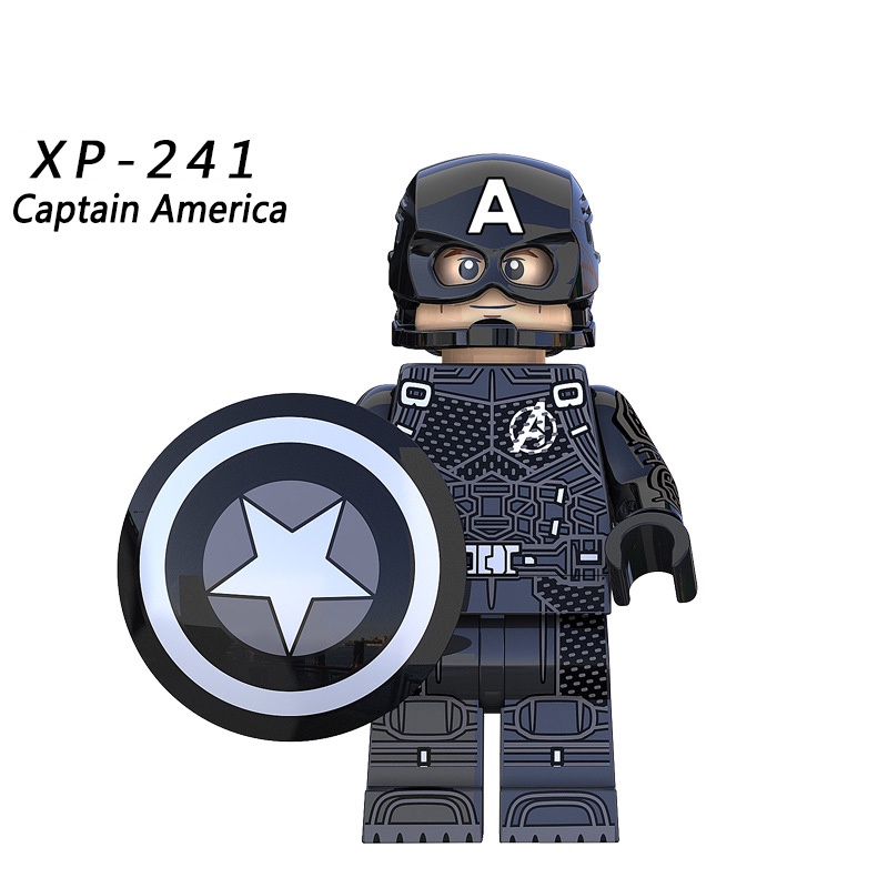 Boneka Captain America Mini Captain Thor Captain Hydra Captain America Prototype Puzzle Rakitan Mainan Blok Bangunan