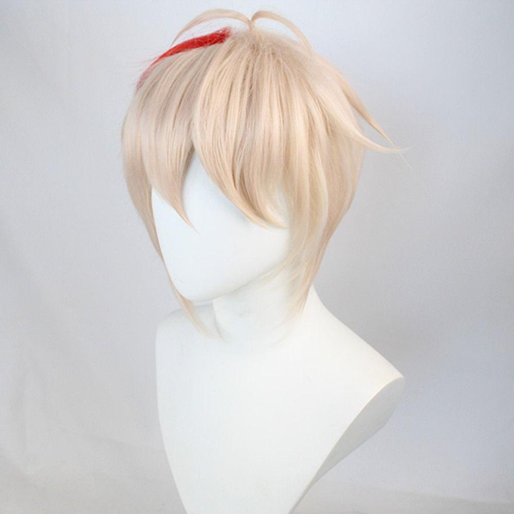 Lily Wig Rambut Fashion Genshin Impact Highlight Mewarnai Wig Anime