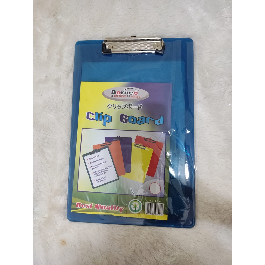 

Clipboard / Borneo Papan Jalan Warna Transparant