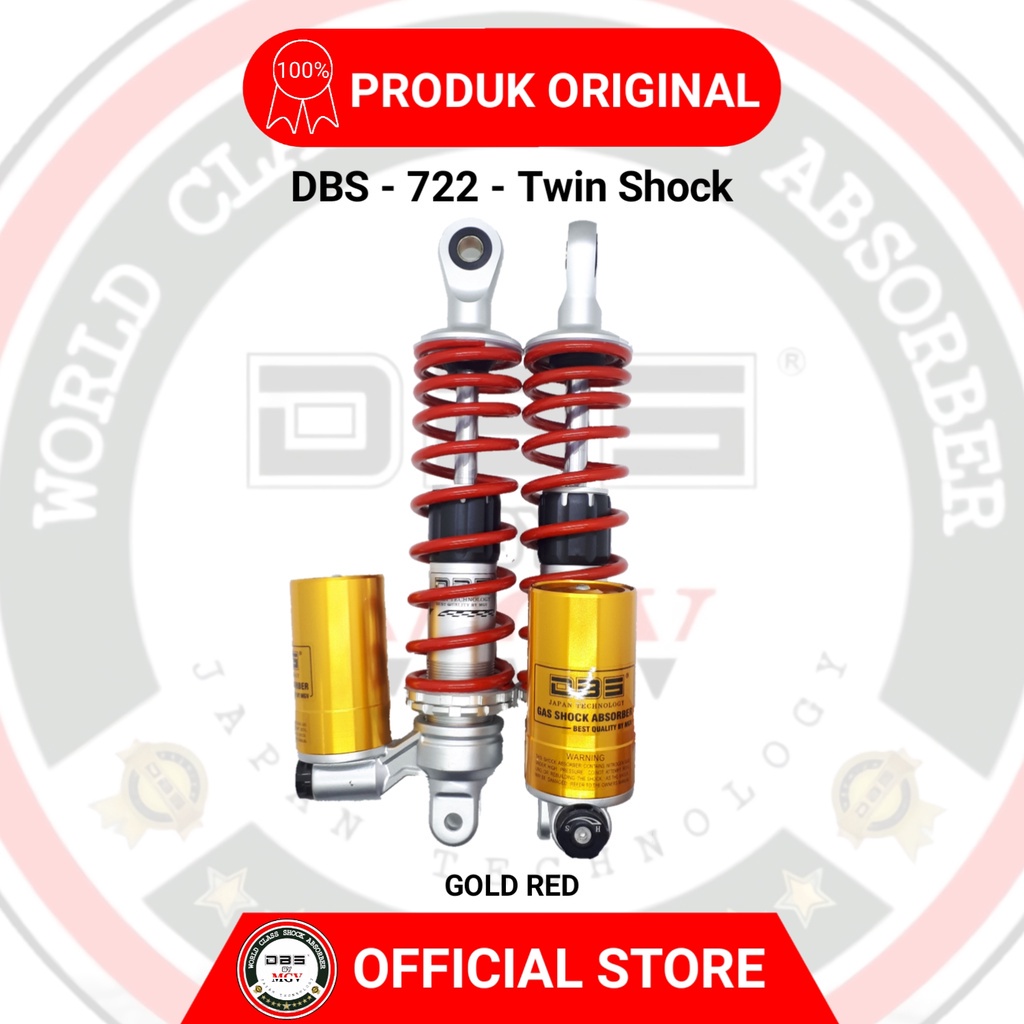 [ BISA COD ] Shock Tabung DBS 722 E SERIES YAMAHA AEROX 155 NEW NMAX 155 2020 UP