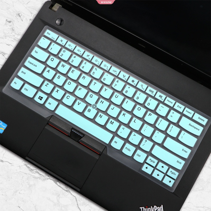 Keyboard Laptop 14-inci Film Pelindung Silikon Tahan Air Untuk Lenovo ThinkPad X1 Carbon T470 T470, T470p, L480 L380 L390 E14 E480 E485 T480 T480S [ZXL]