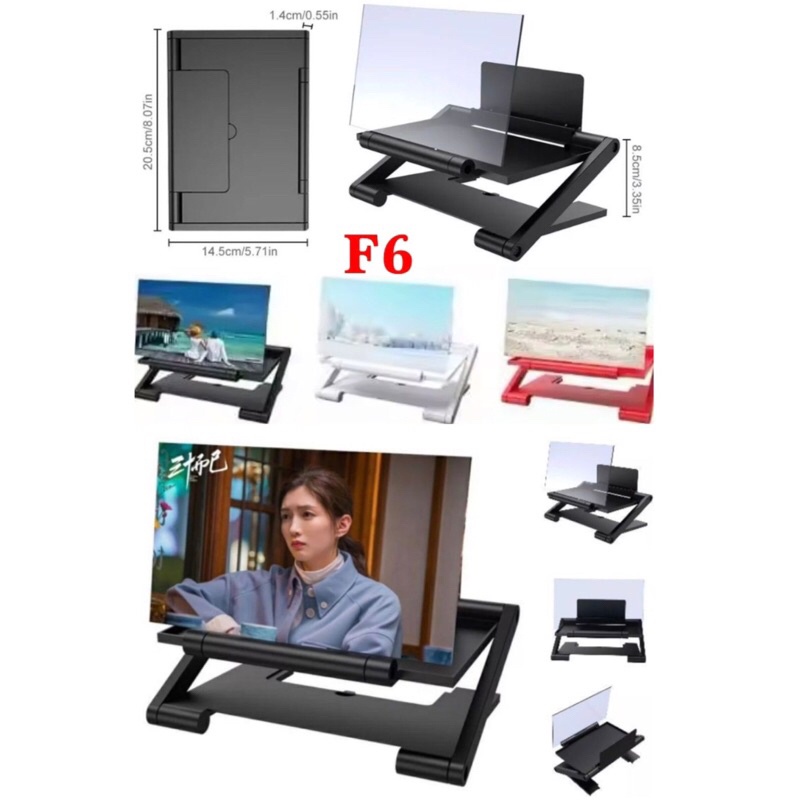 F6 Kaca Pembesar Layar Hp Enlarge Screen Amplifier Zoom 3D [ BES SELLER ]