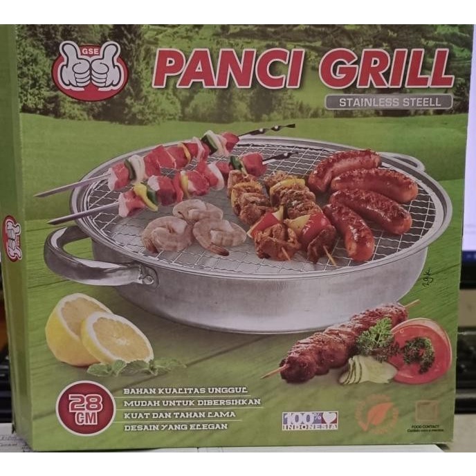 ALAT PANGGANG / ALAT PANGGANG SERBAGUNA PANCI GRILL GSE STAINLESS STEL