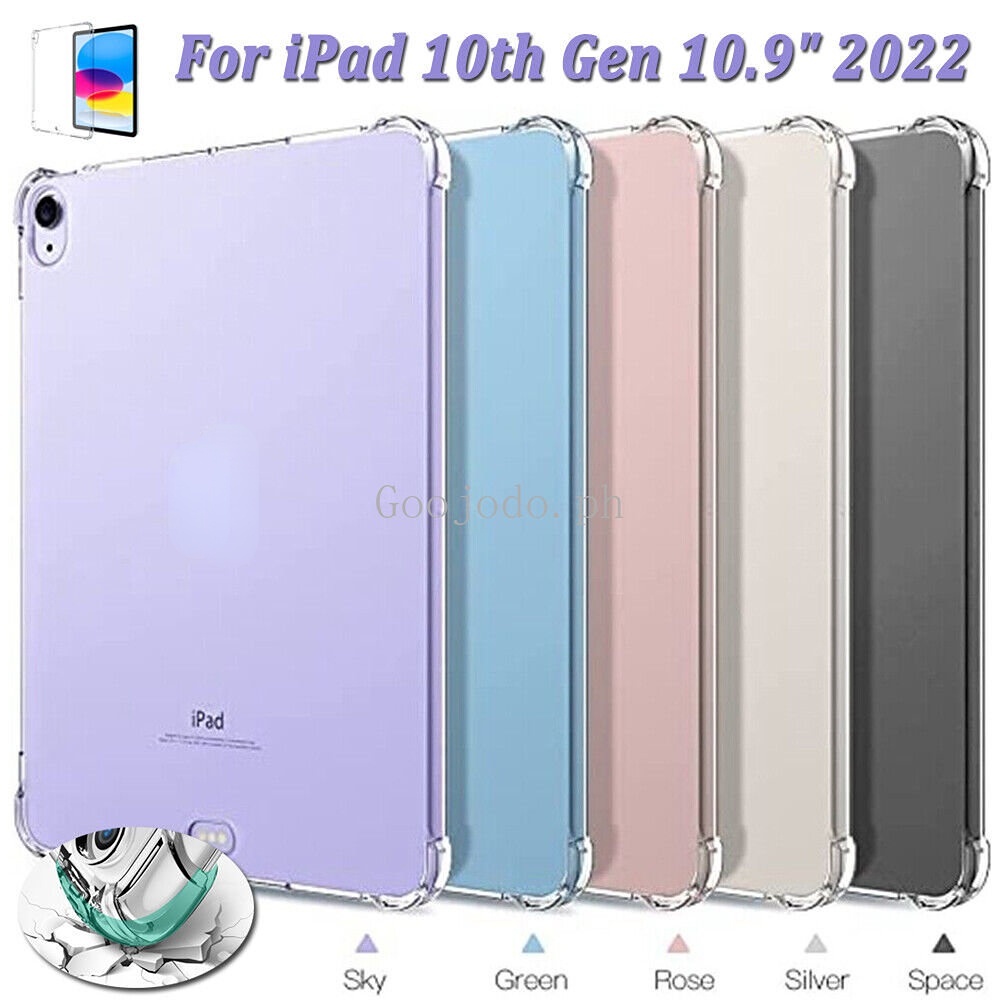 Casing TPU Silikon Bening Untuk iPad 10th Gen 10.9&quot; Pro 11&quot; 12.9&quot; 2022air5 Mini6