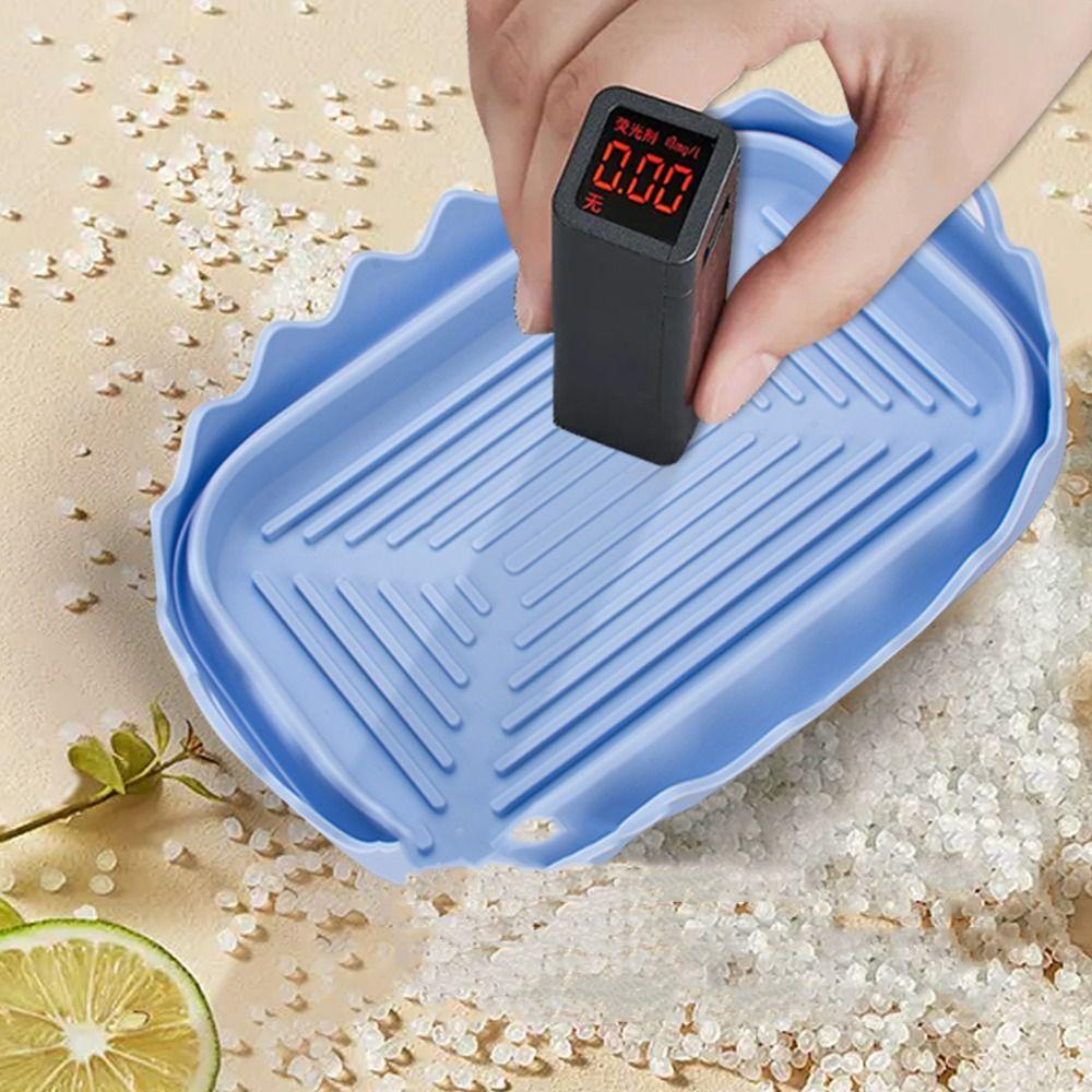 Solighter Air Fryer Silicone Pot New Rectangle Basket Mat Baking Tray