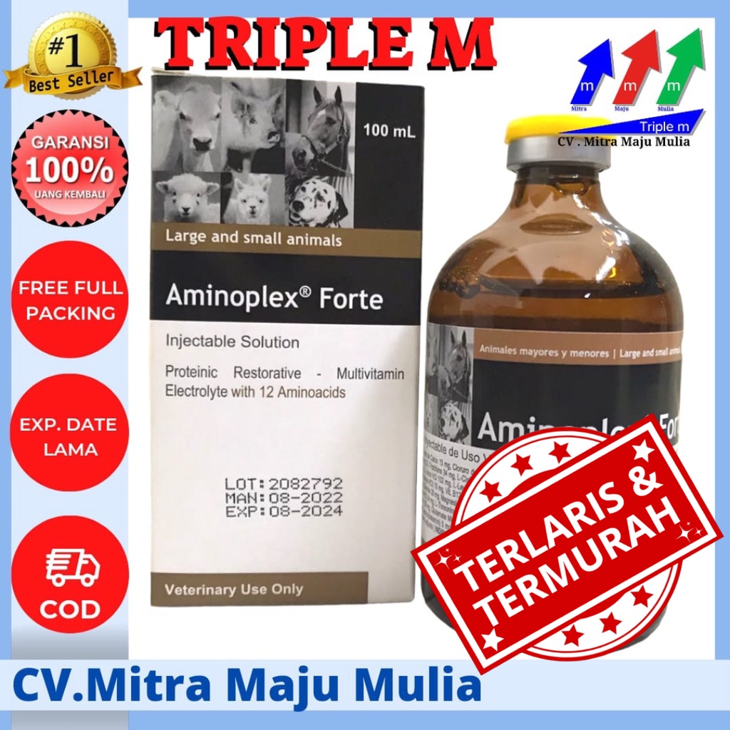 Aminoplex forte Multivitamin Lengkap Hewan Ternak