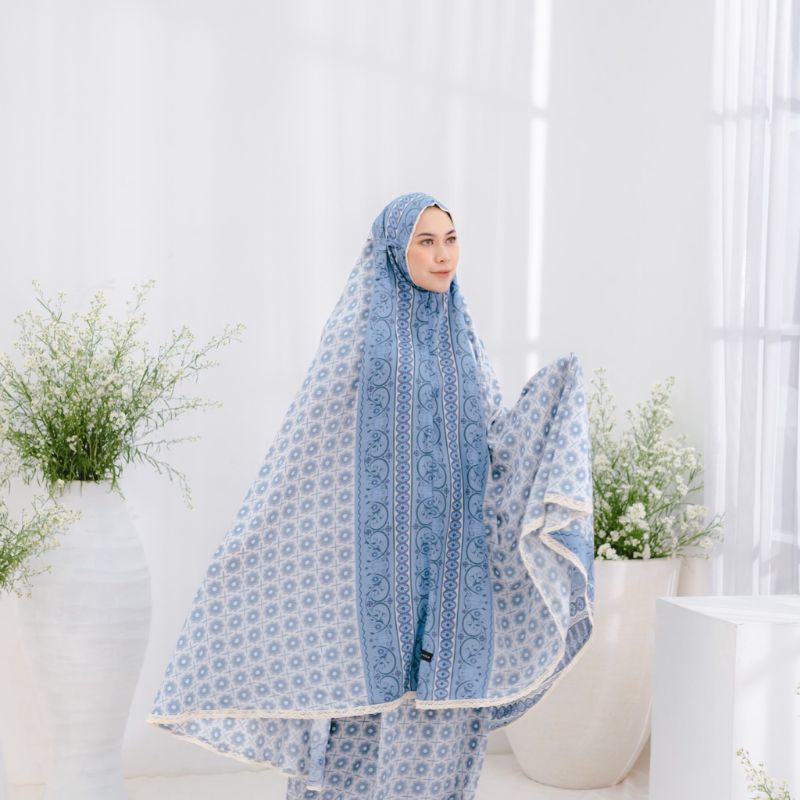 MUKENA ZIANISA BORDER EID MAIZAH SERIES ALLSIZE