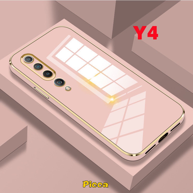 Casing Samsung A13 A50 A12 A50s A30s A32 A33 A53 5G A31 A22 M22 M32 F22 M12 Ultra-Tipis Plating Halus Soild Color Glitter Lembut Anti Jatuh Electroplate Mewah Cover Pelindung