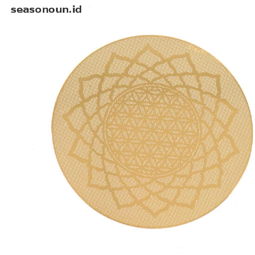 Seasonoun 2pcs EMR Scalar Energy Phone Stickers Anti Radiasi Blocker Chip Shield.