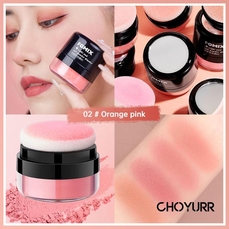 【COD】FOMIX Perfect Cheek Blush Go Powder Blush On Perona Wajah Blush On Matte Blush On Powder Bedak Bantal Udara-CH