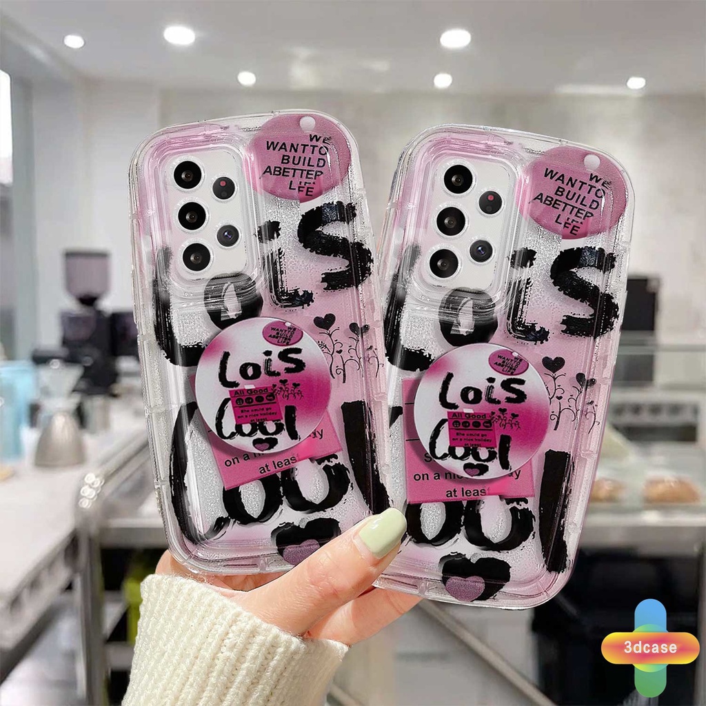 Popsocket Case Samsung A12 A22 A32 A14 A13 A52 A03 A04 A04S A23 A03S A50 A02S A20 A50S A30S A52S A30 M12 M22 M32 A125 A14 LTE A13 Lie A037F F12 M04 M10S M02S A025 A205 A305 F02S Y22S Y20I Y12S Y17 Y15 Y15S Y35 Ink Lettering Graffiti Silicone Soap Case