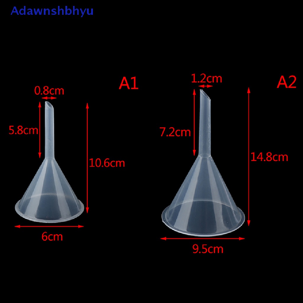 Corong Saringan Plastik Putih Bening Adhyu 60mm 90mm Mulut Dia Laboratorium ID