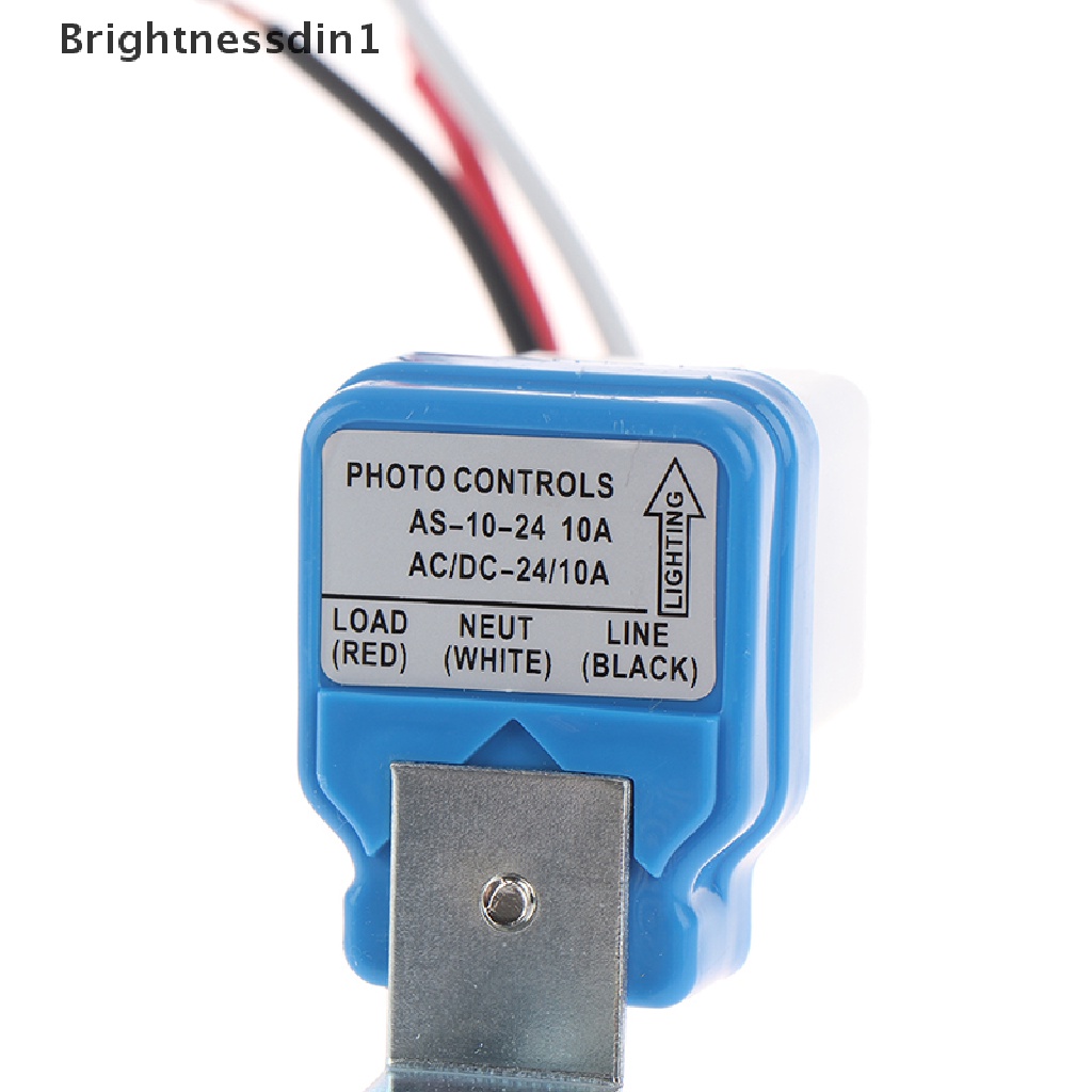 [Brightnessdin1] Ac 24v 110v 220v Saklar Lampu Jalan Otomatis Malam on day off sensor switch Butik