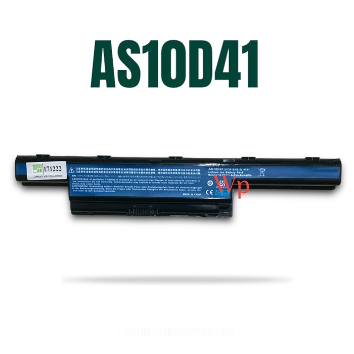 Baterai Laptop Acer Aspire AS10D81 AS10D31 AS10D51 AS10D41 AS10D3E