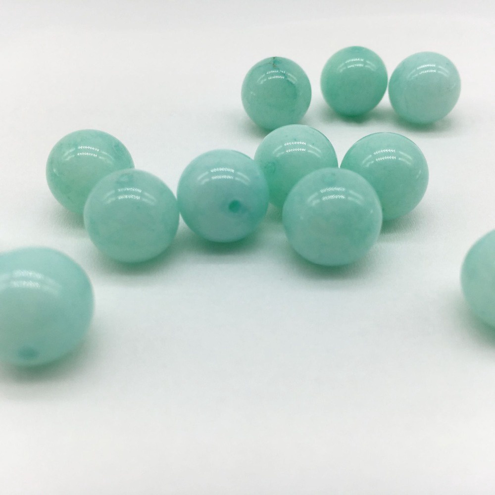 Manik Batu Kristal Amazonite Biru