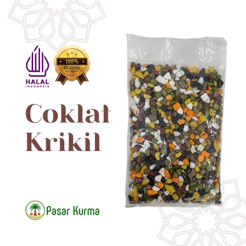 

TEBUS MURAH Coklat Kerikil Turki Stone Coklat Batu 500gr & 250gr Arab