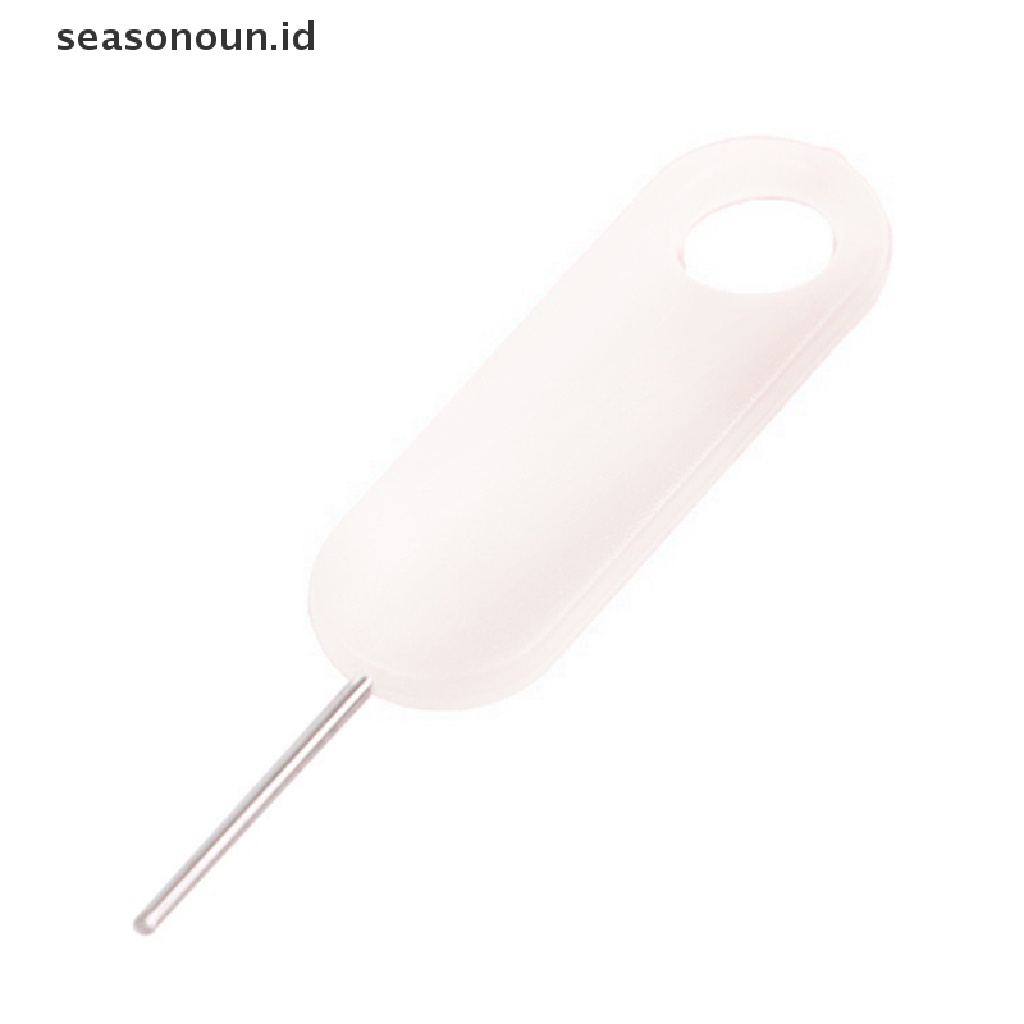 Seasonoun 10pcs Universal Phone Card Tray Removal Eject Pin Key Tool Alat Eject Kartu.