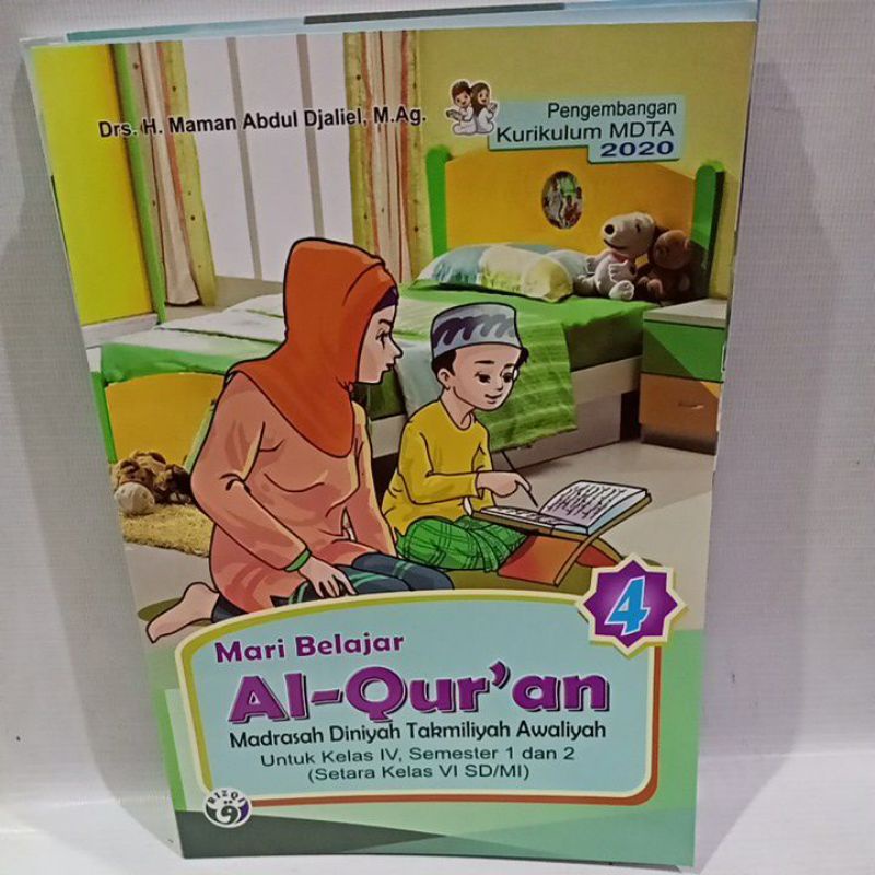 

buku mari belajar Alquran madrasah Diniyah takmiliyah awaliyah kelas 4 setara dengan kelas 6