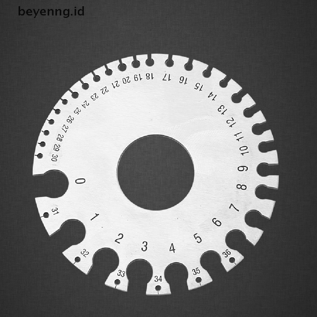 Beyen Wire Gauge Alat Ukur Diameter Las Welding Inspection Gauges American Standard ID