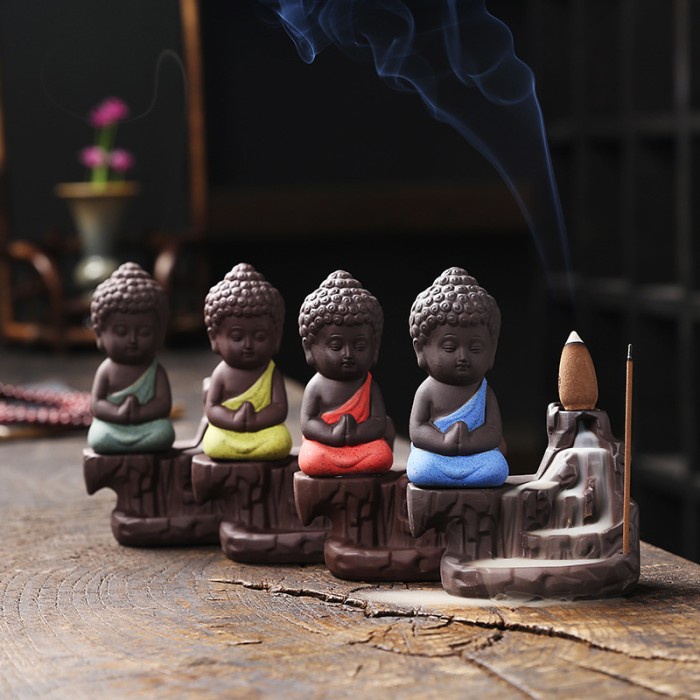 Tempat Dupa Aromaterapi Dekorasi Patung Lilin Meditasi Patung Budha Kado Souvenir Tempat Lilin Aromaterapi Harga Grosir Termurah