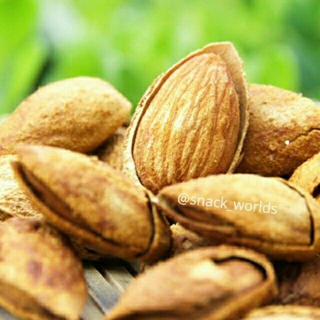 

DISKON SHOPEE/ JAJAN PASAR/SNACK KERIPIK/ KACANG GORENG/ 250gram Almond Roasted ( Panggang ) USA - California murah - 700