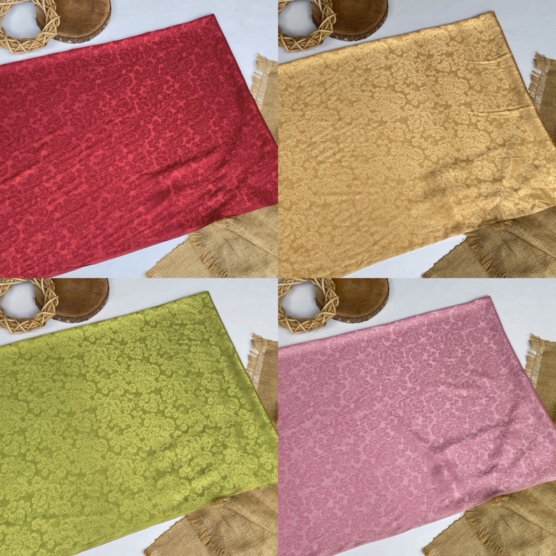 Kain Jaguard Glitter Jacquard Non Gliter Emboss Import Premium