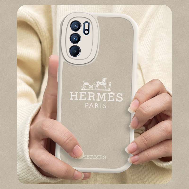 Case OPPO Untuk A3s A5s A9 2020 A11K A12 A15 A16 A31 A33 A52 A54 A57 A74 A76 A92 A95 A96 Paris Luxury Brand Soft Casing F9 F11 Reno 45 6 7Z