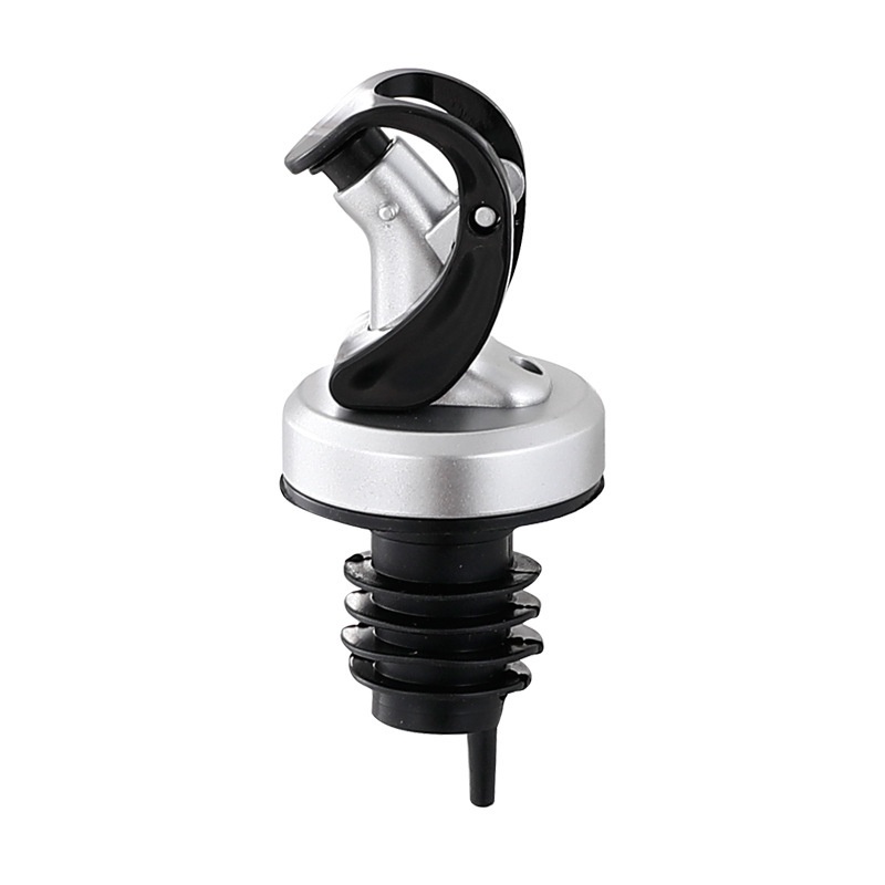 Kitchen Auto Flip Cap Pouring Oil Spout/Cerat Minyak Penuang Anti Bocor Universal Gravity Oil Wine Plug Cap Dispenser