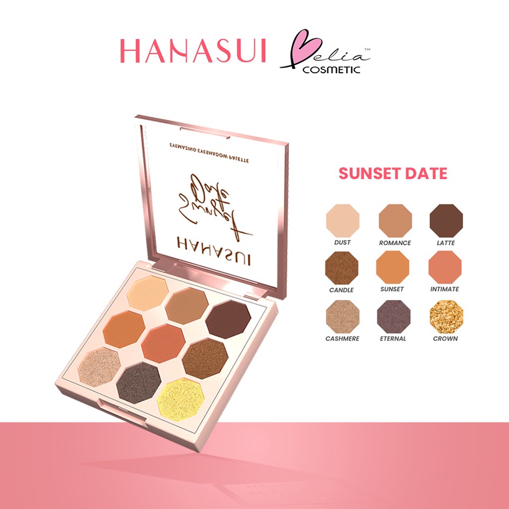 Hanasui Eye Makeup Series | Eyemazing Eyeshadow Palette | Eyebrowtiful Pencil | Eyetractive Liner Pen | Pensil Alis | Palet eyeshadow | BPOM #VITAMIN_KU