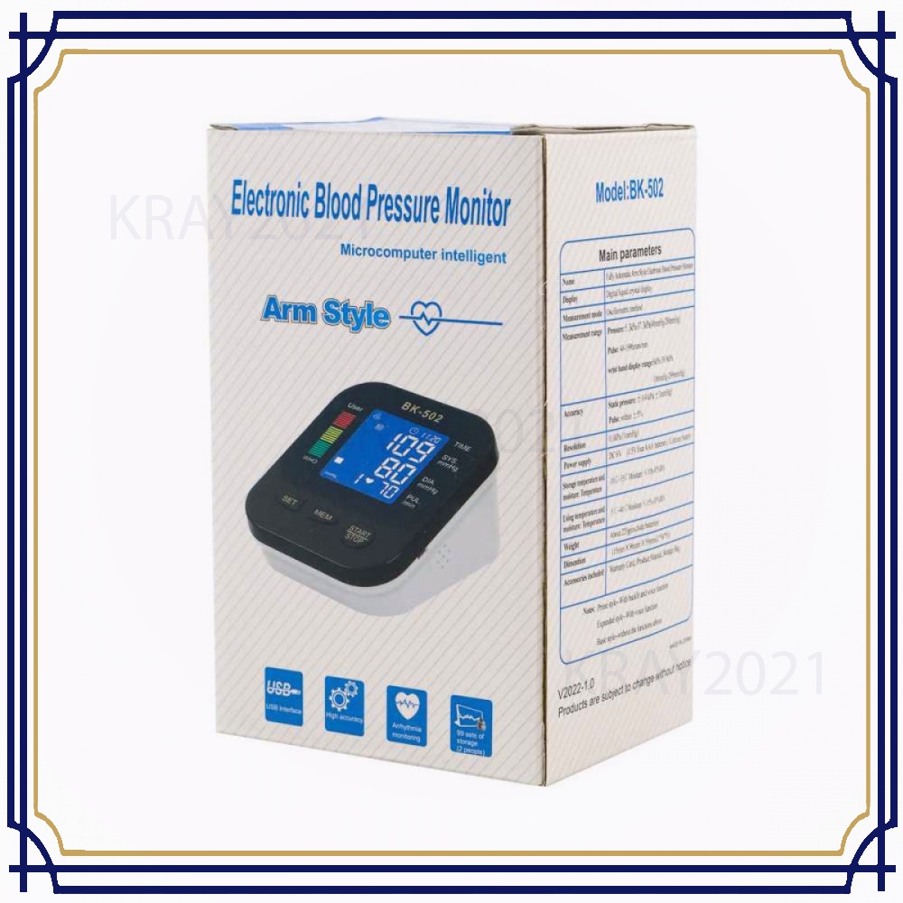 Alat Pengukur Tekanan Darah Tensimeter Elektrik -HT095