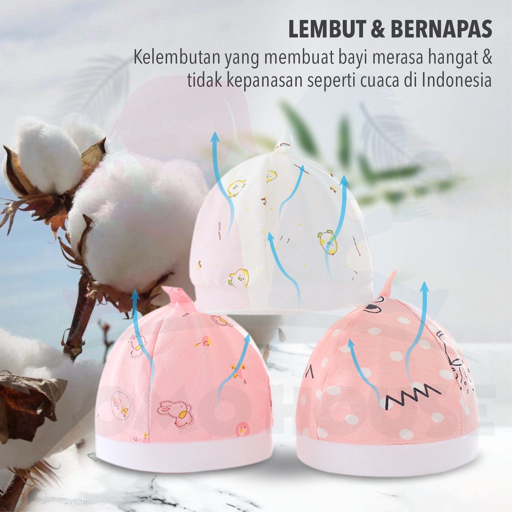 MOMO HOUSE Topi Kupluk Bayi Topi Bayi Topi Anak Kupluk Anak Topi Kupluk Anak