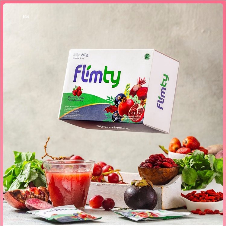 Flimty Fiber 1 Box (16 sachet) - Anti Oksidan Surabaya