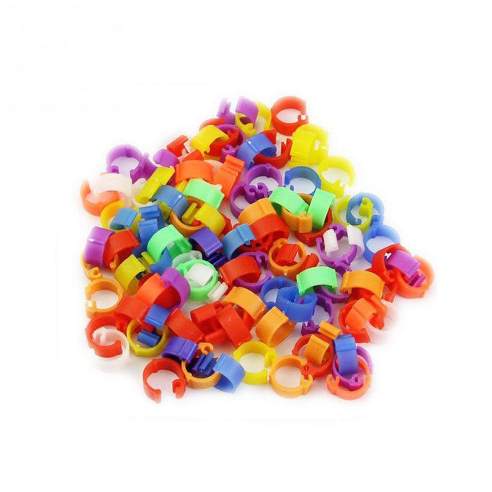 [Elegan] 100pcs Cincin Kaki Unggas Bermanfaat 100pcs Burung Taman Rumah Produk Hewan Merpati