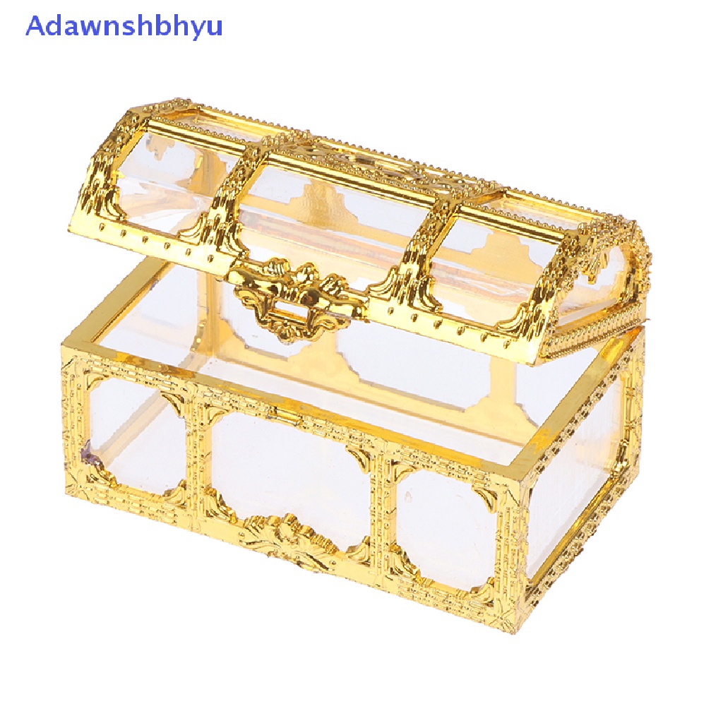 Adhyu 1:12 Dollhouse Miniature Storage Box Treasure Chest Simulation Furniture Model ID