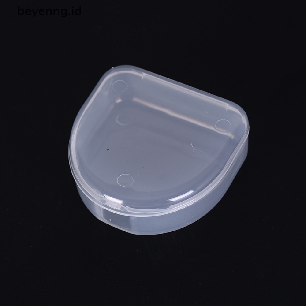 Beyen 1pc dental box  teeth storage case mouth guard container 6.4x6.5x2.5cm ID