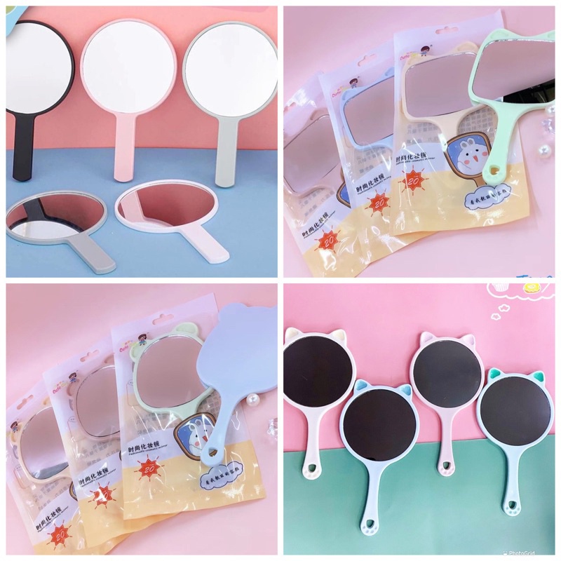 HMS CERMIN BULAT GAGANG / CERMIN GENGGAM / KACA GAGANG BULAT