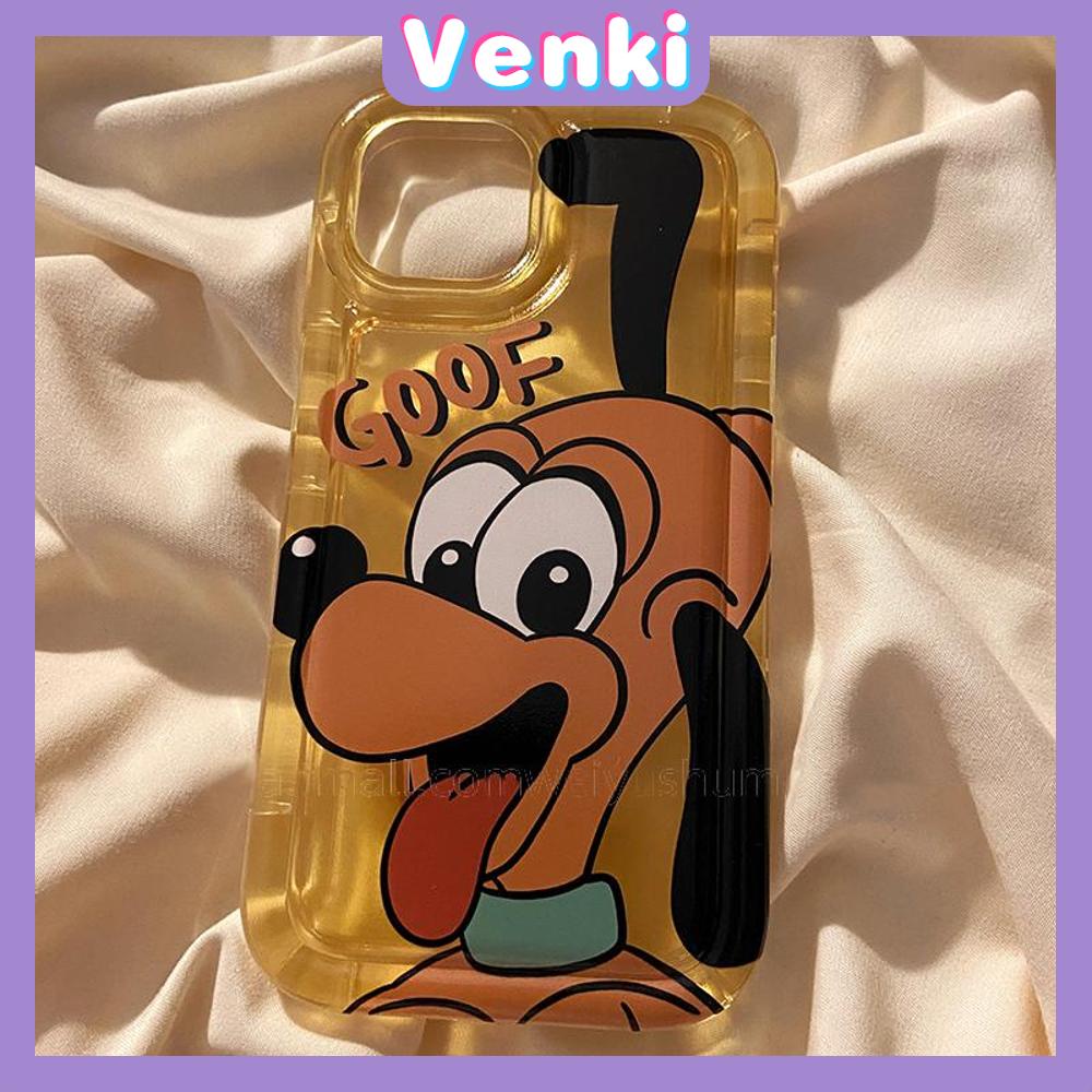 Case For iPhone 14 Pro Max Soft TPU Clear Brown Jelly Airbag Case Cute Cartoon Dog Camera Protection Shockproof For iPhone 14 13 12 11 Plus Pro Max 7 Plus X XR