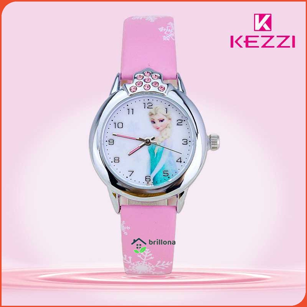 Kezzi Jam Tangan Anak Perempuan Princess Elsa Anna Frozen - FG0701A