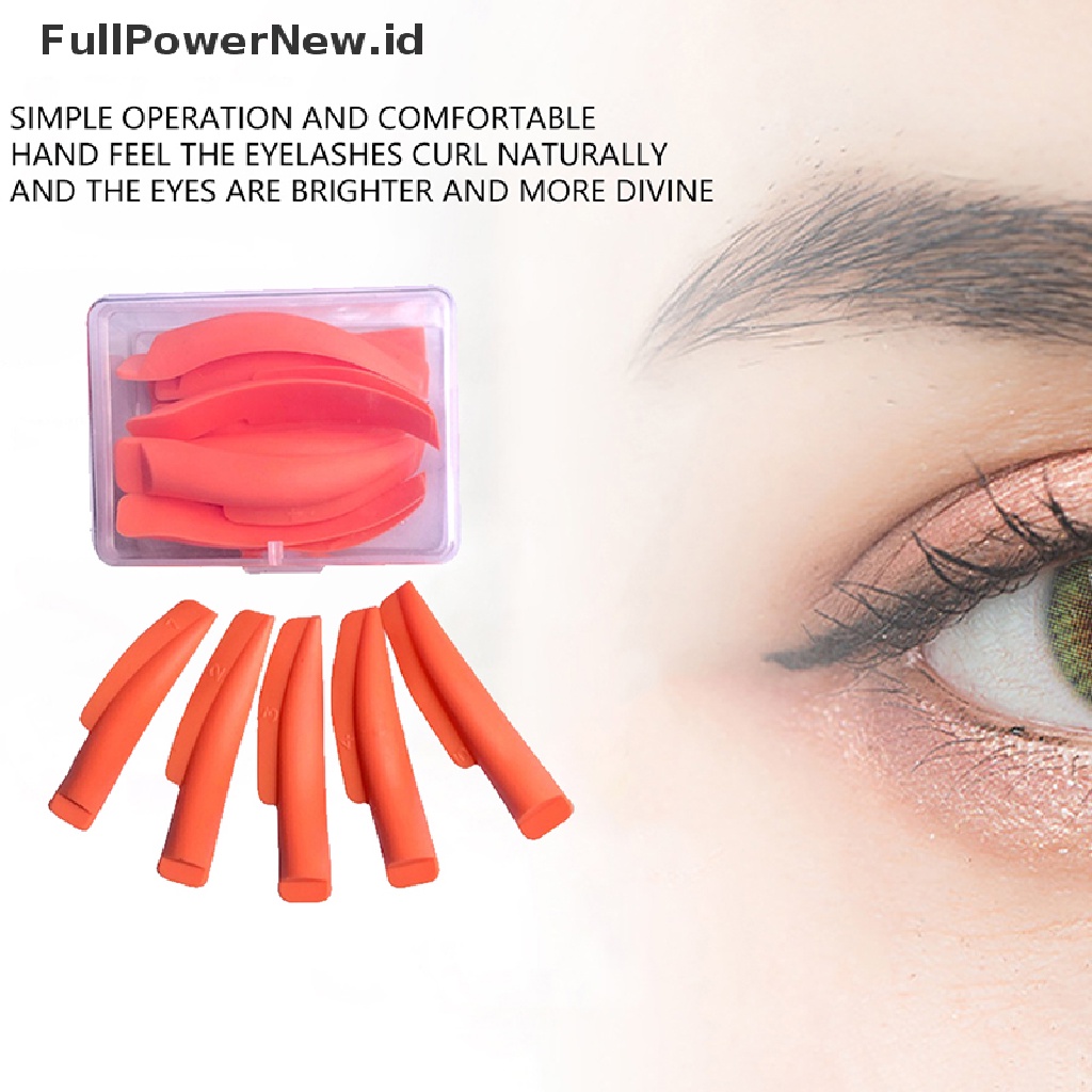 Power 5pasang/kotak Lash Lift Lifg Curlers Curl Silicone Shields Pads Reusable Kit ID