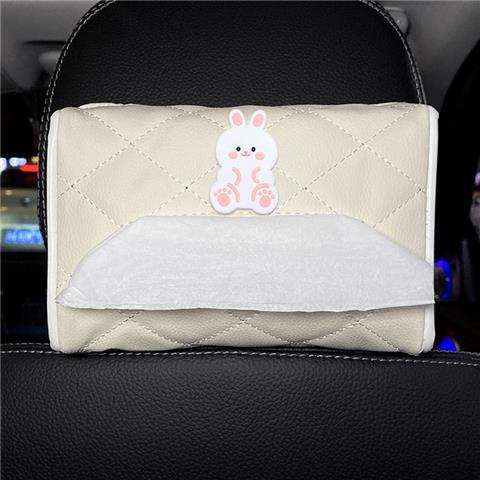 Car Paper Box Kartun Kreatif Armrest Box Sun Visor Kotak Kertas Mobil Tipe Gantung