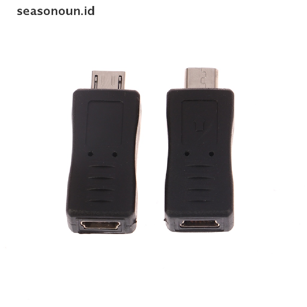 Seasonoun Mini USB 5Pin Male to Micro USB Female Bentuk MP3 Adapter Converter.