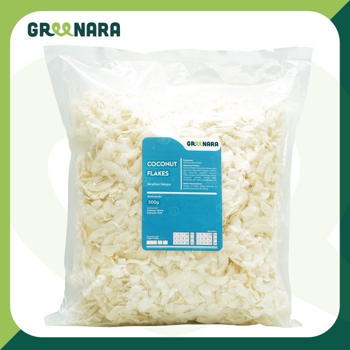 

[Ready Stock]bisa COD Coconut Flakes Unsweetened 500gr kelapa serut 500 gram