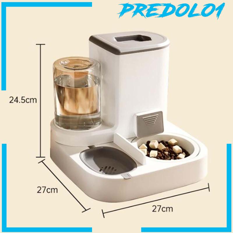 [Predolo1] Tempat Makan Anjing Kucing Otomatis Mudah Dibersihkan 2in1 Drinker Feeder for Kitten